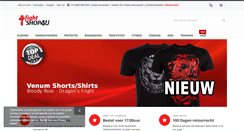 Desktop Screenshot of fightshop4u.nl